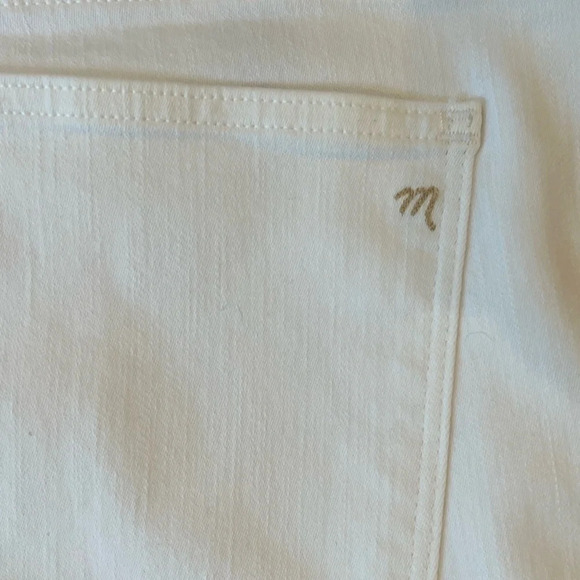 NWT Madewell kick out jeans in white size 31T, ankle length - Picture 3 of 8